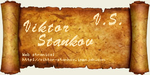 Viktor Stankov vizit kartica